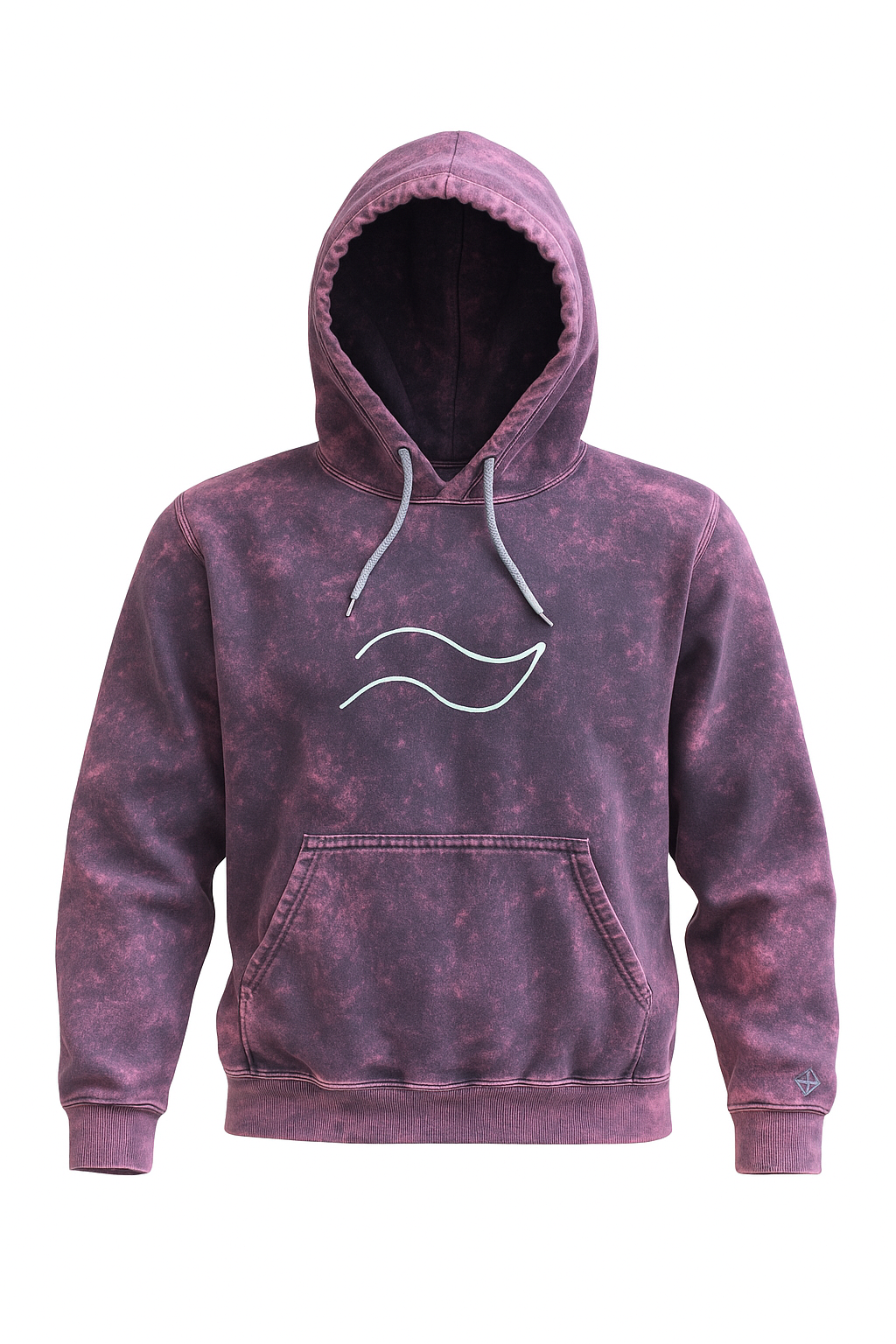 Hoodie GB Acid Wash Morado